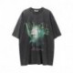  BASEMENT FG  Figure print short-sleeved T-shirts men hip-hop Fashion Street brand loose round-necked tee-shirts