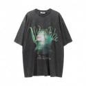  BASEMENT FG  Figure print short-sleeved T-shirts men hip-hop Fashion Street brand loose round-necked tee-shirts