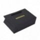 WIDEIDEAL  black luxury high quality Kraft paper gift bag
