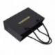 WIDEIDEAL  black luxury high quality Kraft paper gift bag