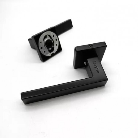 Easytle  Door handles of metal,Matte black finish for aisle door handle