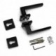 Easytle  Door handles of metal,Matte black finish for aisle door handle