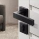 Easytle  Door handles of metal,Matte black finish for aisle door handle
