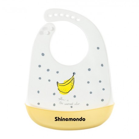 Shinemondo  Food grade silicone bib baby food bib waterproof anti-dirty children's saliva bib