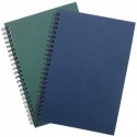 Welldaye Soft Cover Spiral Notebook Journal 2-Pack (A5)120 Pages (60 Sheets), Blank Sketch Book Pad Notebook Journal A5 Notebook Diary Notebook Notepads,120Pages/ 60 Sheets (Blank 2pcs-Blue+Green)