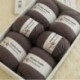 Double Couple  Wool thread 100% mercerized, pure wool, medium and coarse hand-knitted scarf wool
