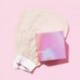 iFANS  Bath gloves,Viscose bath gloves shower gloves pink exfoliating gloves