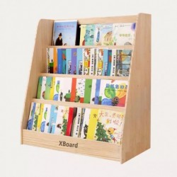 XBoard  Bookshelves,Affordable children's bookshelf with four layers and multi functions