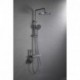 FlowJet  bath installations,Bathroom Shower Faucet Set Wall Mounted Gun Gray Piano Bath Shower System Solid Brass Bathtub Mixer Tap Rain Shower Head