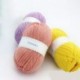 COSOMALL  Spun cotton Hand Knitting Acrylic Material Cotton Blended Crocheting Yarn Ball Milk Cotton Yarn