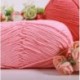 COSOMALL  Spun cotton Hand Knitting Acrylic Material Cotton Blended Crocheting Yarn Ball Milk Cotton Yarn