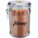 Tesonway  Cigar Humidors, Acrylic Humidor Jar with Humidifier and hygrometer