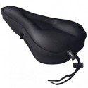 ZIWLU Gel Bike Seat Cover- BS031 Extra Soft Gel Bicycle Seat - Bike Saddle Cushion with Water&Dust Resistant Cover (Black)