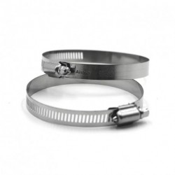 Aisoso  Metal hose clamps Stainless Steel Worm Drive hose clamps 304 201 metal hose clamp