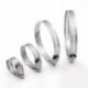 Aisoso  Metal hose clamps Stainless Steel Worm Drive hose clamps 304 201 metal hose clamp