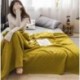 SunFeeling  100% Cotton Breathable Bed Blanket Twin Size, Twin Blanket, All Season Cotton Blanket