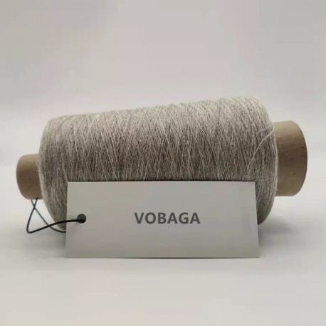 VOBAGA  100% Linen Yarn Plain Dyed Fabric Linen Yarn