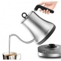 ATOKEE  Electric Kettle with Temperature Control, Pour Over Kettle 304 Stainless Steel Tea & Coffee Gooseneck Kettle 0.8L, 1000 Watt Quick Heating