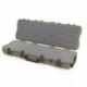 VeinTech  Green gun case waterproof hard plastic case with wheels outdoors stackable cases box for hunting