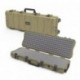 VeinTech  Green gun case waterproof hard plastic case with wheels outdoors stackable cases box for hunting
