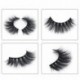 Celecos False Eyelashes, 3D Faux Mink Fake Eyelashes Handmade Dramatic Thick Crossed Cluster False Eyelashes Black Nature Fluffy Long Soft Reusable(5 Pairs)