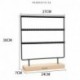 PalmTek  Three-layer iron earrings simple style display rack hanger jewelry rack