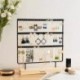 PalmTek  Three-layer iron earrings simple style display rack hanger jewelry rack