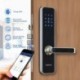 PalmTech  Smart Electronic digital door locks Apartment Password Mobile-opened Wifi Keypad Biometric Fingerprint Door Handle Locks