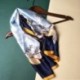 VTVN  Turban,New printed silk head scarf flower and bird pattern ladies scarf headband