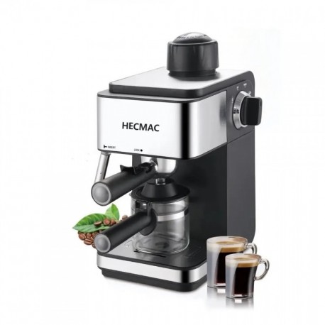 HECMAC  electric coffee machine home appliances automatic steam cappuccino espresso maker