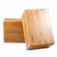 LOOEEL   Non-slip natural bamboo circulation yoga bricks (2 PCS)