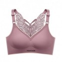 MEWCHOW  No steel ring bra latex large size lingerie butterfly back sexy snug comfortable vest-style underwear