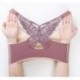 MEWCHOW  No steel ring bra latex large size lingerie butterfly back sexy snug comfortable vest-style underwear