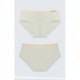 MEWCHOW  100% cotton antibacterial crotch traceless girls comfortable simple striped waist underwear