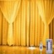 JUILA-YUN 280 LED Curtain Lights, 9.8 Ft by 9.8 Ft Curtain String Lights for Bedroom, Warm White Curtain Fairy Lights, 8 Lighting Modes, Remote Control for Hanging Window, Chrismas, Wedding, Party, Outdoor