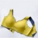 Latex lingerie color non-steel ring gathered comfortable vest-style bra woman