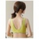Latex lingerie color non-steel ring gathered comfortable vest-style bra woman