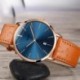 Men's Watch Quartz Leather Strap Minimalist Slim Watch Waterproof High Quality Luxury Watch