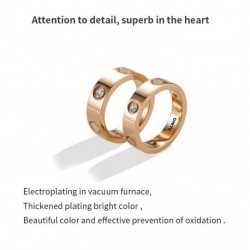 High Quality Luxury brand Jewelry For Women diamond Classic Screw Love Ring