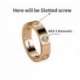High Quality Luxury brand Jewelry For Women diamond Classic Screw Love Ring