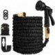 JUILA-YUN 50ft Expandable Garden Hose , Leakproof Lightweight Retractable Water Hose with Solid Brass Fittings, Extra Strength 3750D Durable Gardening Flexible Hose Pipe