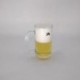 Large capacity 500 ml transparent glass beer glass with handle beer glass