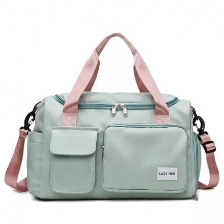 LAZY HER  travel bags Large capacity waterproof dry-wet separation bag