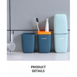 Korniful  Toothbrush cases portable multifunctional travel toothbrush box