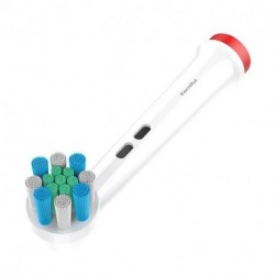 Korniful  Heads for electric toothbrushes New design replacement oral toothbrush head white clean