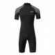 ChinCi  New 1.5 mm wet suit men's short-sleeved shorts one-piece suntan bathing suit