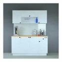 A AIWOOD  Fitted kitchen furniture 160 Cm Wooden Mdf Countertop Fitted Kitchen High Quality Cabinet Kitchen Moduler Furniture Storage Cabinet