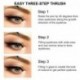 Madcherry 2Pcs Ultra-fine Eyebrow Pencil - Waterproof Makeup Brow Stylist Definer Eyebrow Pen - Draws Tiny Brow Hairs & Natural Daily Eyebrow Makeup