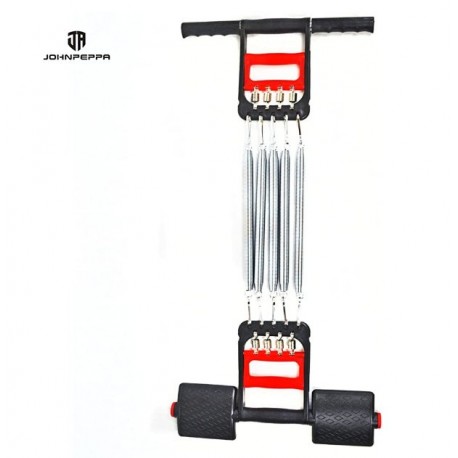 JOHNPEPPA Spring Chest Expander Hand Gripper Pull-Up Bars 3 in 1 Home Fitness Equipment Arm Muscle Exerciser