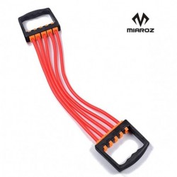 MIAROZ Adjustable 5-Spring Latex Chest Expander Pull Stretcher Elastic Bands Muscle Training Gym Women Children